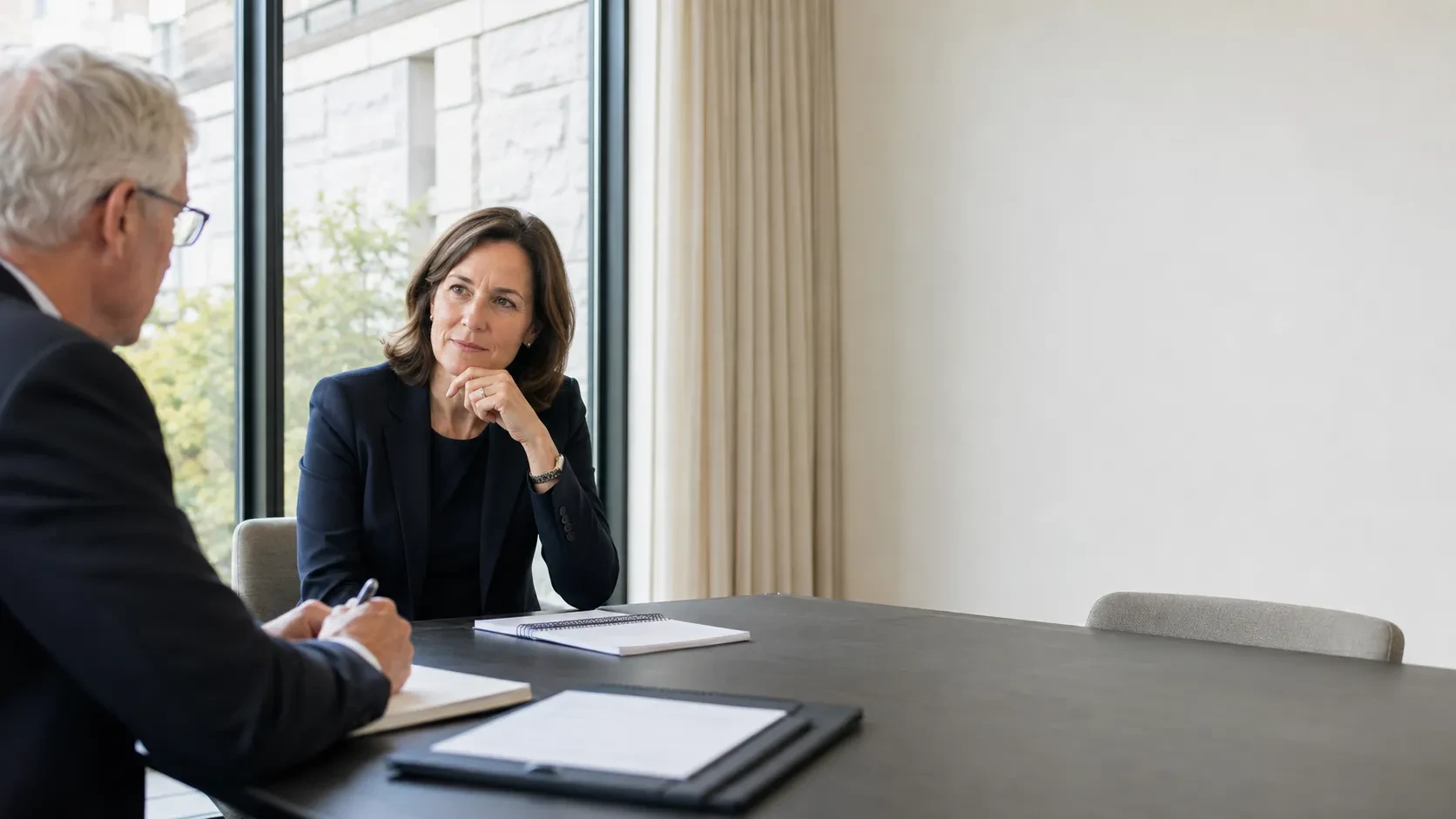 A structured leadership interview supported by talent intelligence